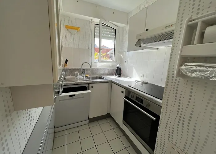 アパート T3 Centre Avec Terrasse, Parking Et Menage Inclus - Fr-1-374-206 アルカション